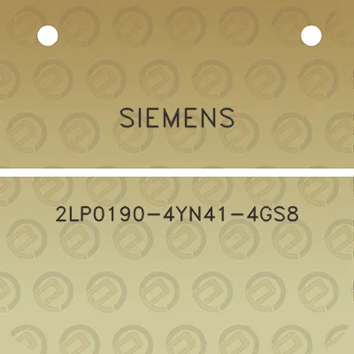 siemens-2lp0190-4yn41-4gs8