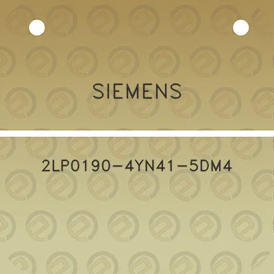 siemens-2lp0190-4yn41-5dm4