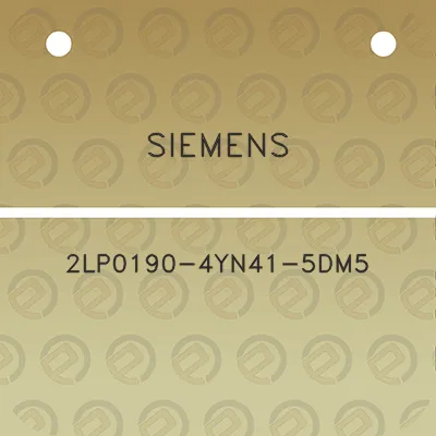 siemens-2lp0190-4yn41-5dm5