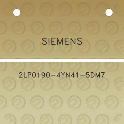 siemens-2lp0190-4yn41-5dm7