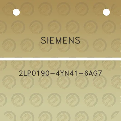 siemens-2lp0190-4yn41-6ag7