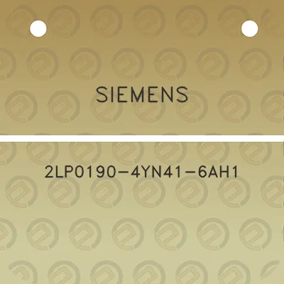 siemens-2lp0190-4yn41-6ah1