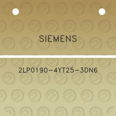 siemens-2lp0190-4yt25-3dn6