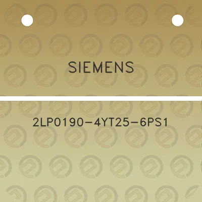 siemens-2lp0190-4yt25-6ps1