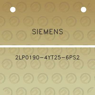 siemens-2lp0190-4yt25-6ps2