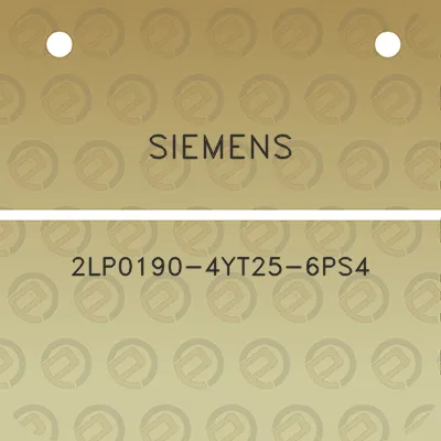 siemens-2lp0190-4yt25-6ps4