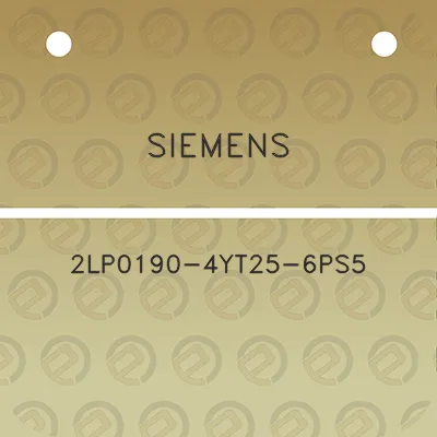 siemens-2lp0190-4yt25-6ps5