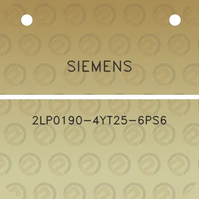 siemens-2lp0190-4yt25-6ps6