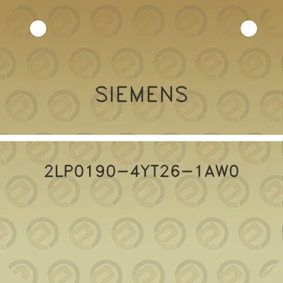 siemens-2lp0190-4yt26-1aw0