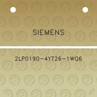 siemens-2lp0190-4yt26-1wq6