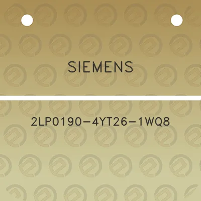 siemens-2lp0190-4yt26-1wq8