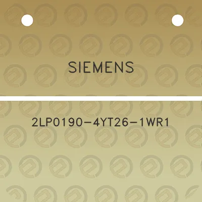 siemens-2lp0190-4yt26-1wr1