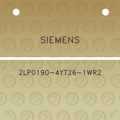 siemens-2lp0190-4yt26-1wr2