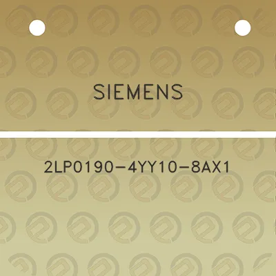 siemens-2lp0190-4yy10-8ax1