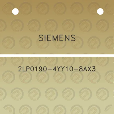 siemens-2lp0190-4yy10-8ax3