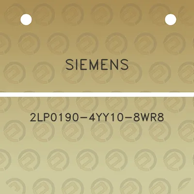 siemens-2lp0190-4yy10-8wr8