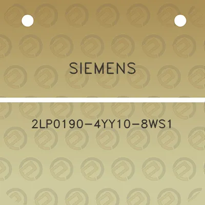 siemens-2lp0190-4yy10-8ws1