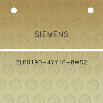 siemens-2lp0190-4yy10-8ws2