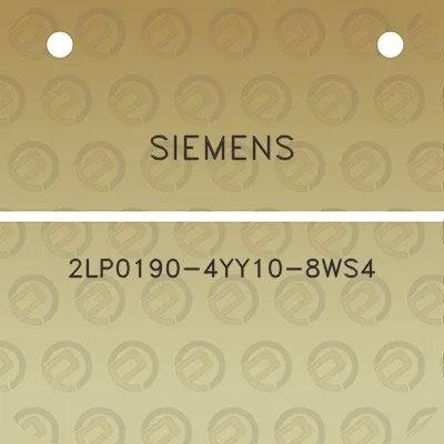 siemens-2lp0190-4yy10-8ws4