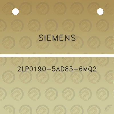 siemens-2lp0190-5ad85-6mq2