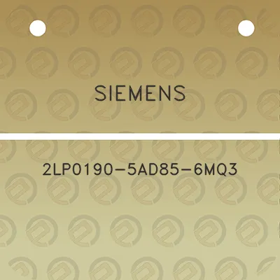 siemens-2lp0190-5ad85-6mq3