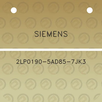 siemens-2lp0190-5ad85-7jk3