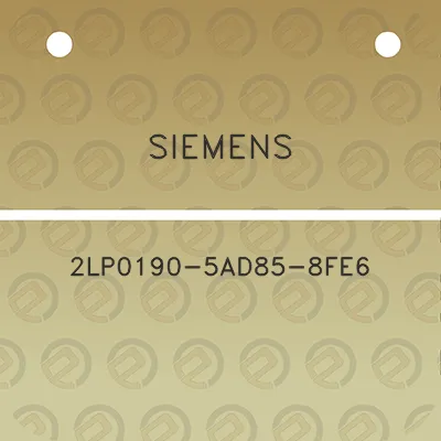 siemens-2lp0190-5ad85-8fe6