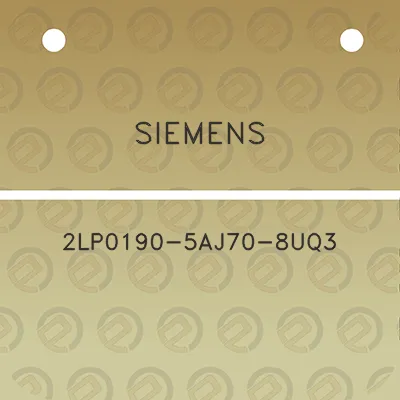 siemens-2lp0190-5aj70-8uq3