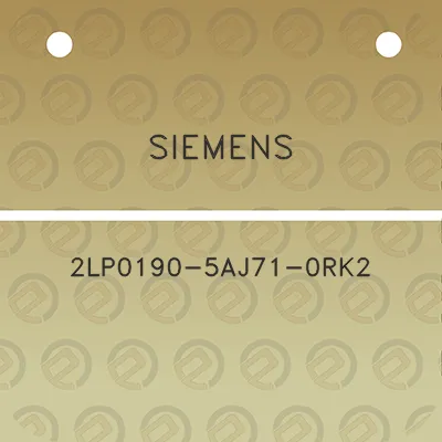 siemens-2lp0190-5aj71-0rk2