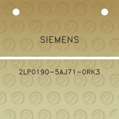 siemens-2lp0190-5aj71-0rk3