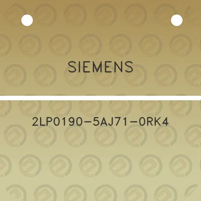 siemens-2lp0190-5aj71-0rk4