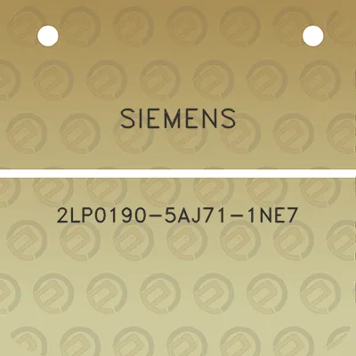 siemens-2lp0190-5aj71-1ne7