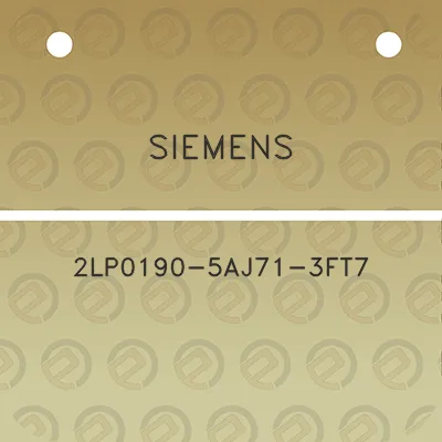 siemens-2lp0190-5aj71-3ft7