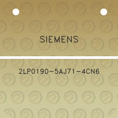 siemens-2lp0190-5aj71-4cn6