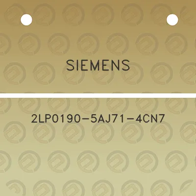 siemens-2lp0190-5aj71-4cn7