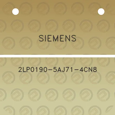 siemens-2lp0190-5aj71-4cn8