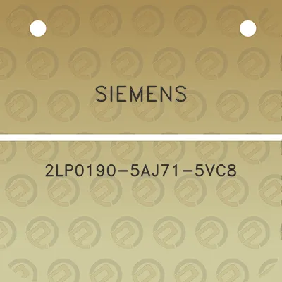 siemens-2lp0190-5aj71-5vc8