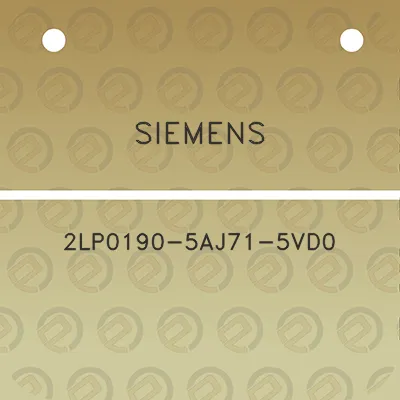 siemens-2lp0190-5aj71-5vd0