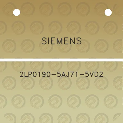 siemens-2lp0190-5aj71-5vd2