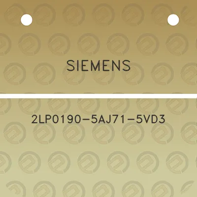 siemens-2lp0190-5aj71-5vd3