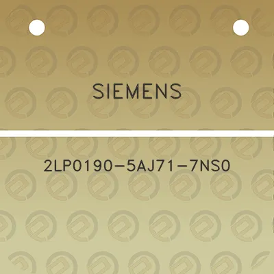 siemens-2lp0190-5aj71-7ns0