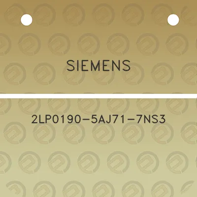 siemens-2lp0190-5aj71-7ns3