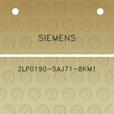 siemens-2lp0190-5aj71-8km1