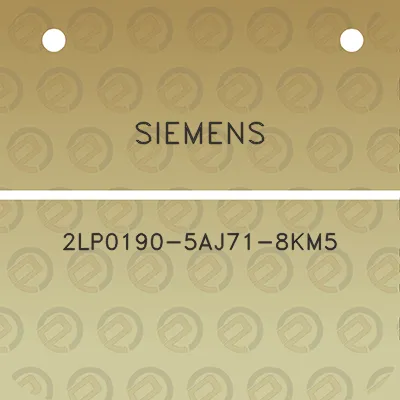 siemens-2lp0190-5aj71-8km5