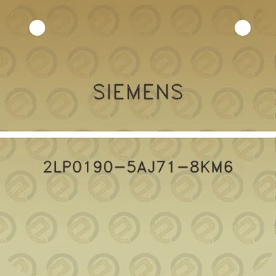 siemens-2lp0190-5aj71-8km6