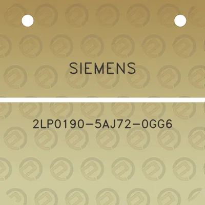 siemens-2lp0190-5aj72-0gg6