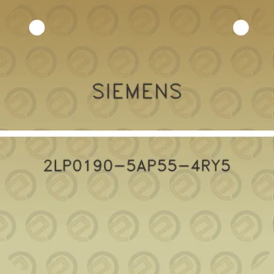 siemens-2lp0190-5ap55-4ry5