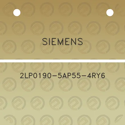 siemens-2lp0190-5ap55-4ry6