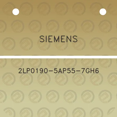 siemens-2lp0190-5ap55-7gh6