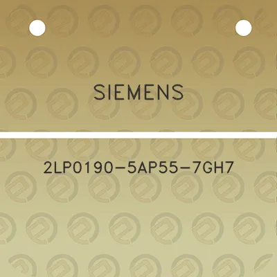 siemens-2lp0190-5ap55-7gh7